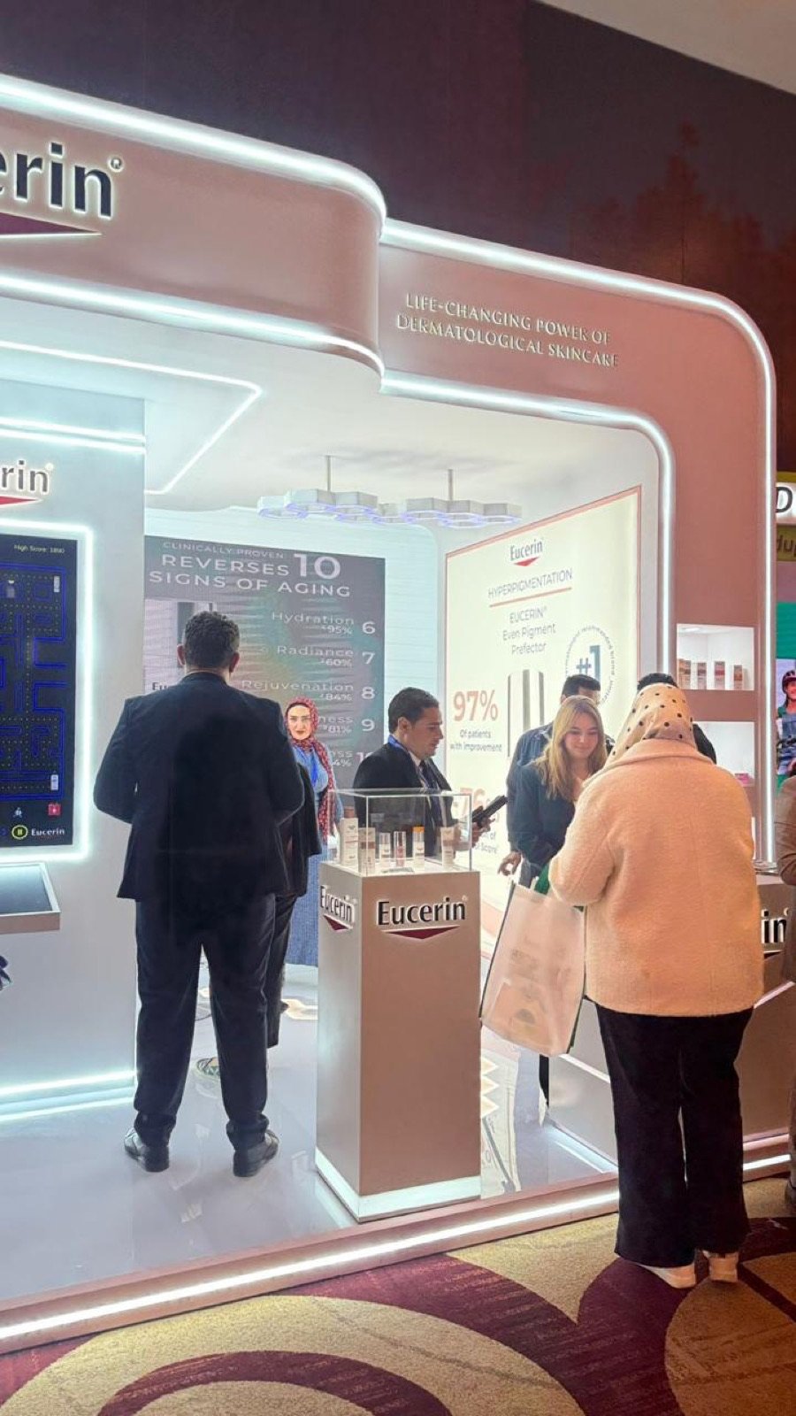 Eucerin booth on-ground in Riyadh